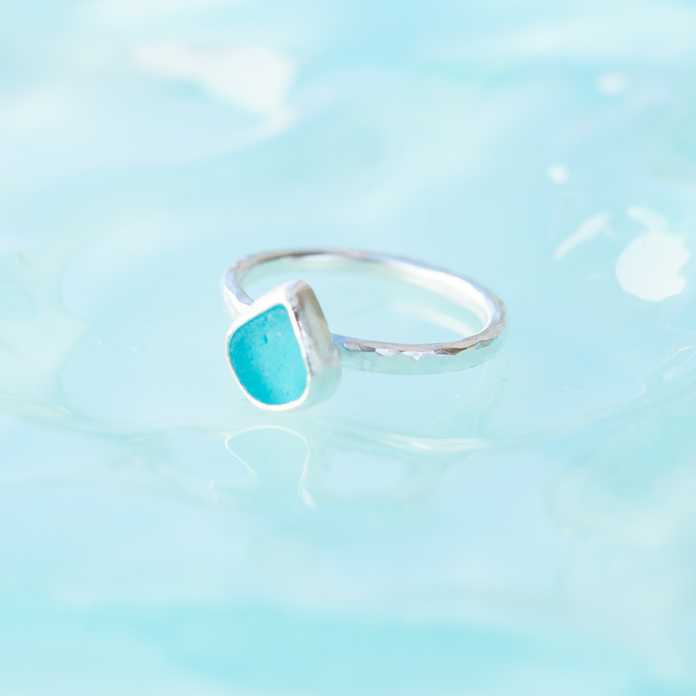 Sea Glass Ring - UK O