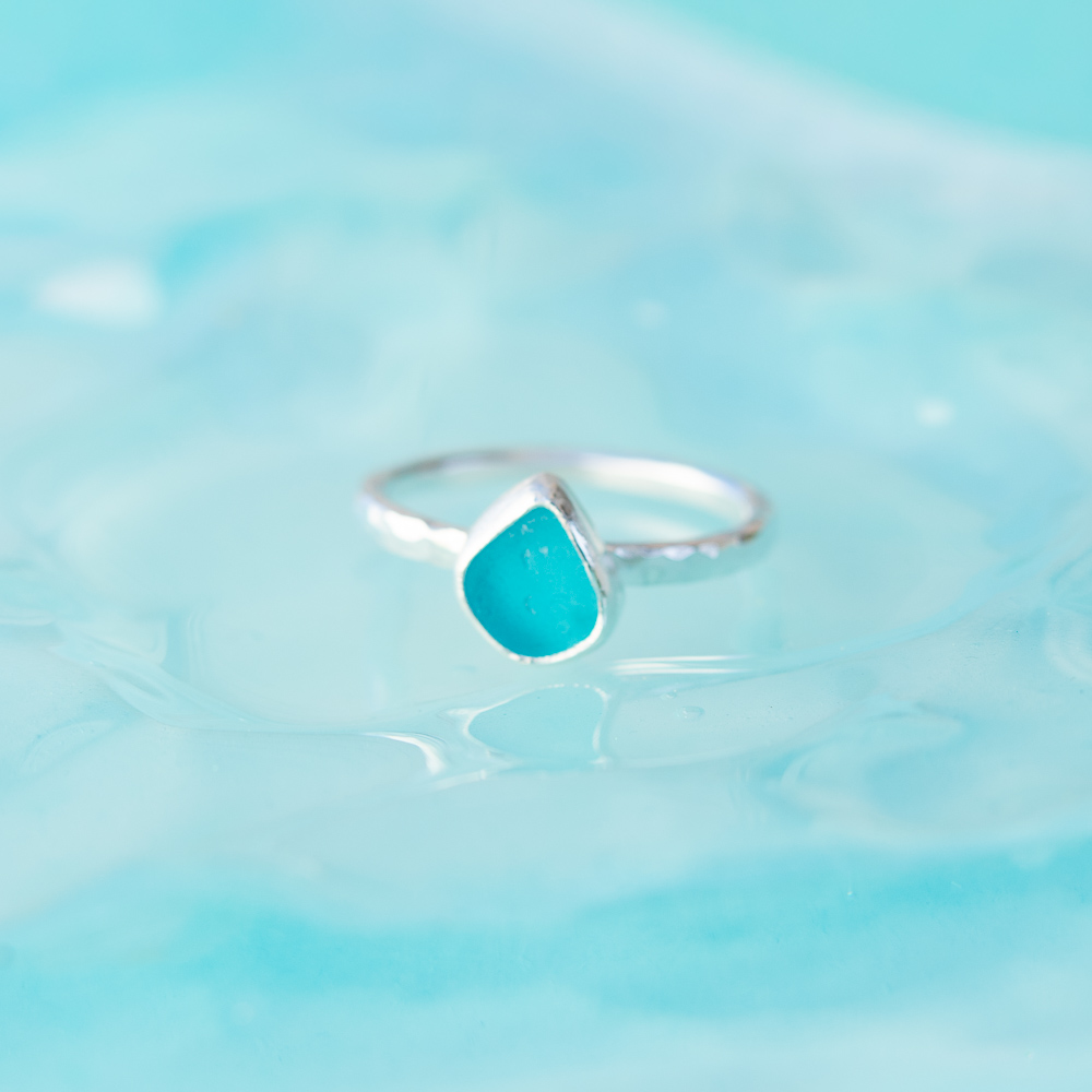 Sea Glass Ring - UK O - Image 4