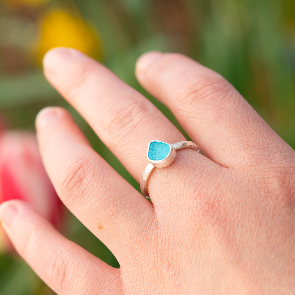Sea Glass Ring - UK O - Image 3