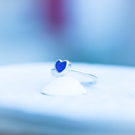 Limited Edition Valentines Sea Glass Ring No.4 - Image 6