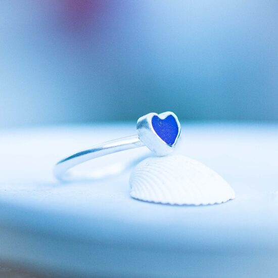 Limited Edition Valentines Sea Glass Ring No.4 - Image 5