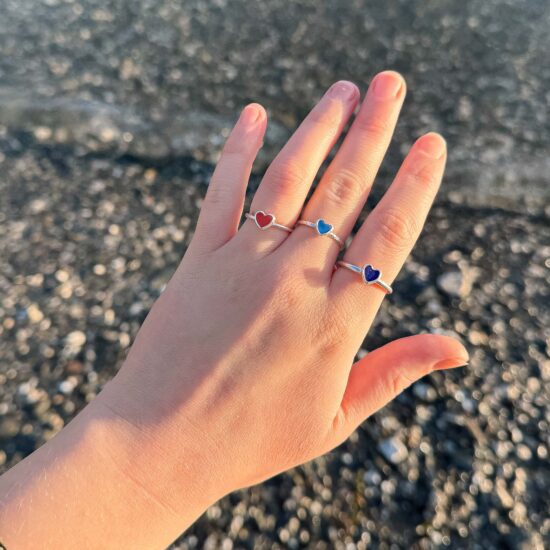 Limited Edition Valentines Sea Glass Ring No.4 - Image 3