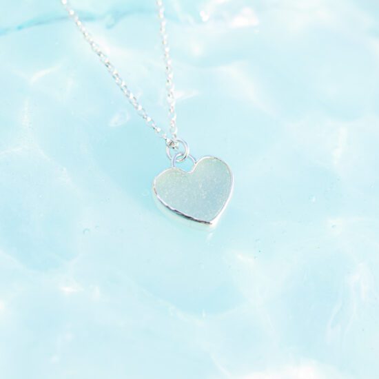 Sea Glass Pendant Limited edition heart No.2