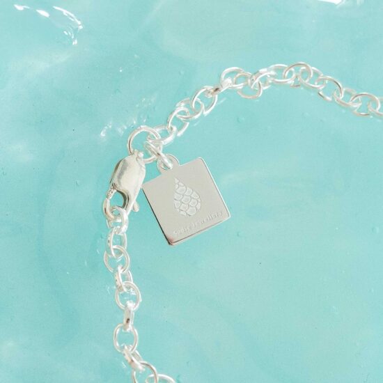 Sea Glass Bracelet Aqua - Image 4