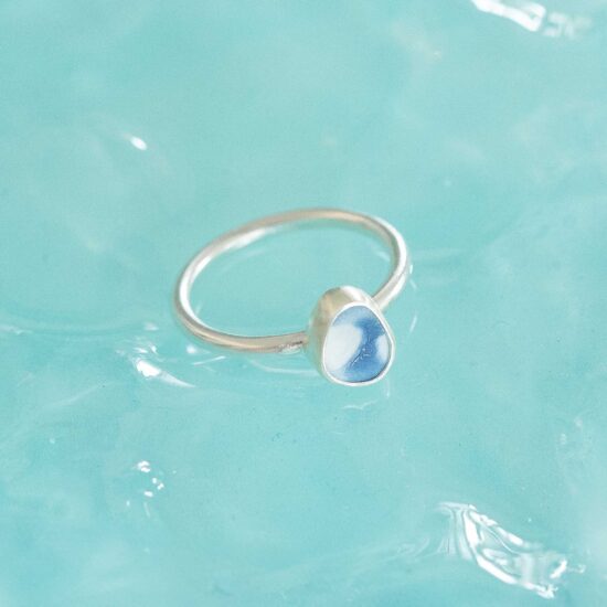 Sea Glass Ring - UK O