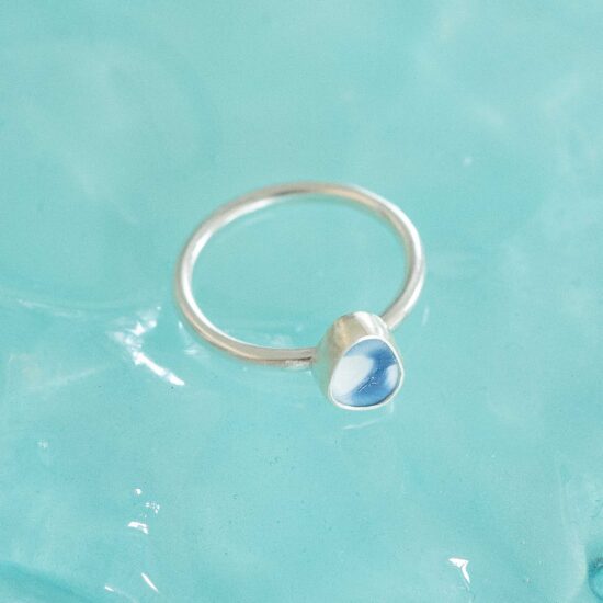 Sea Glass Ring - UK O - Image 3