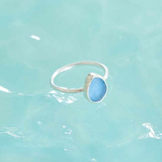 Sea Glass Ring - UK M