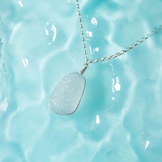 RARE FIND - Sea glass large chunky grey - Image 2