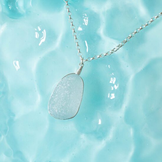 RARE FIND - Sea glass large chunky grey - Image 3