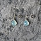 Desert Oasis Bronze Aqua Hammered Sterling Silver Ring offers Beadwoven Earrings